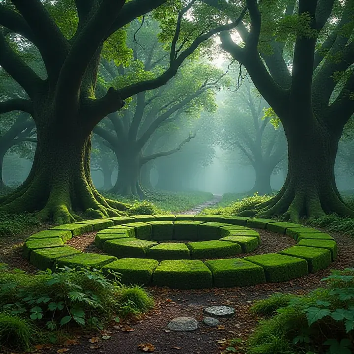 DnD Druid Grove soundboard — looping music, ambience and SFX