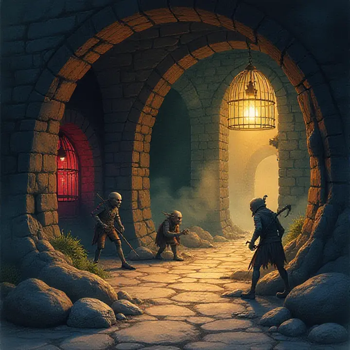 DnD Goblin Warren soundboard — looping music, ambience and SFX