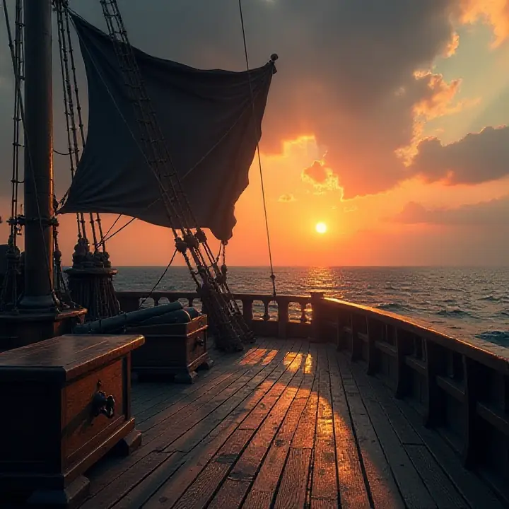DnD Pirate Ship soundboard — looping music, ambience and SFX