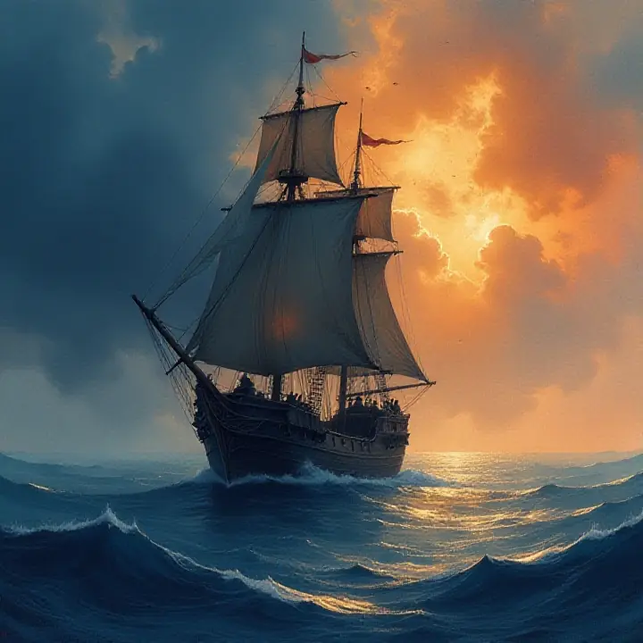 DnD Ship at Sea soundboard — looping music, ambience and SFX