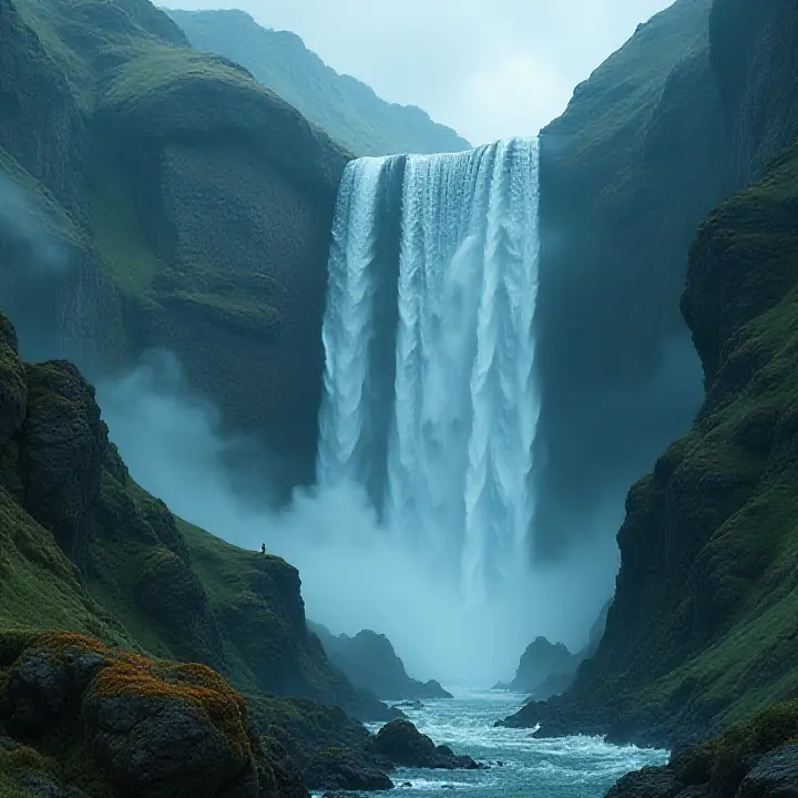 DnD Waterfall soundboard — looping music, ambience and SFX